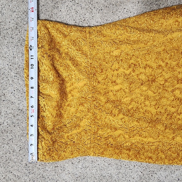 Revolve Privacy Please Tatum Strapless Mini Dress in Gold Size Medium - Picture 9 of 12